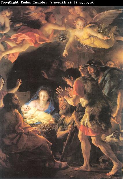 MENGS, Anton Raphael The Adoration of the Shepherds